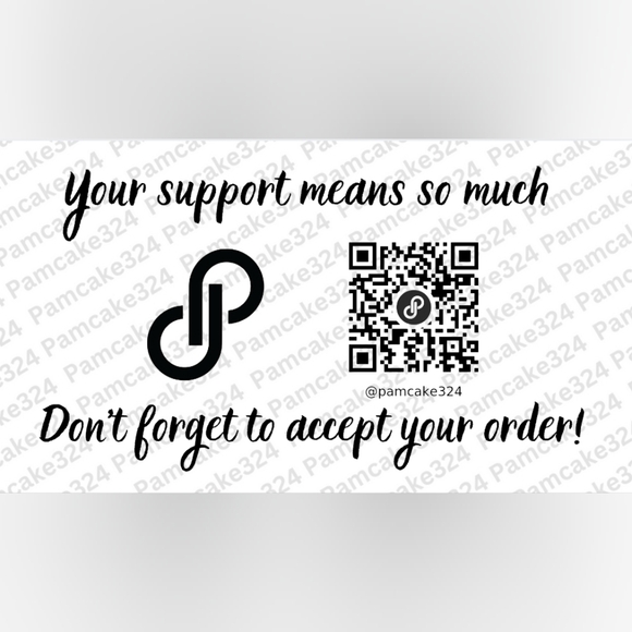 Handmade Thank You Customers Stickers 50 ct - Picture 5 of 11